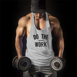 ''DO THE WORK'' Black Sleeveless Shirt