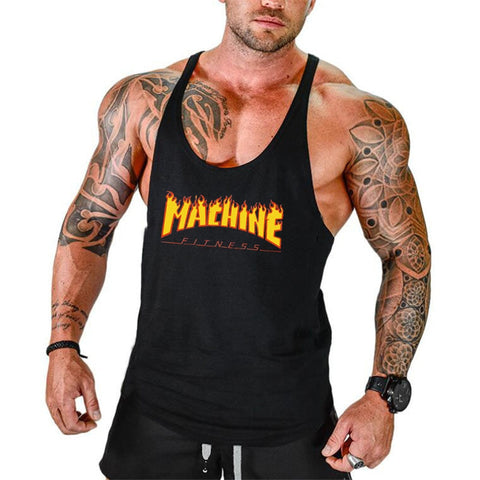 ''Machine'' Sleeveless Shirt